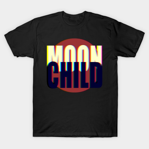 Moon Child 3D T-Shirt by XanaNouille